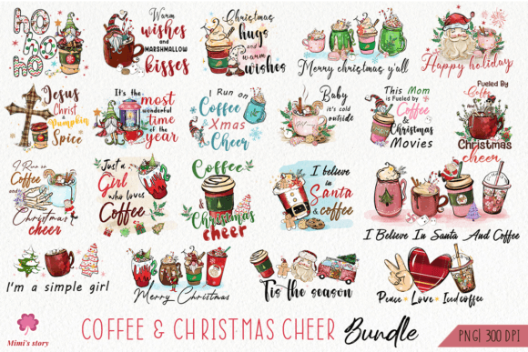 Download Coffee and Christmas Cheer Bundle - Premium Resources
