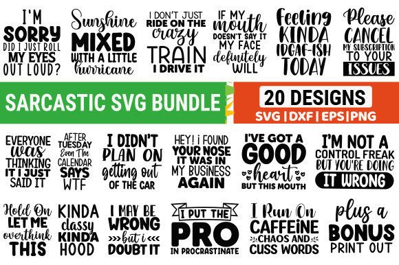 Download Sarcastic SVG Bundle - Sarcastic svg bundle Collection
