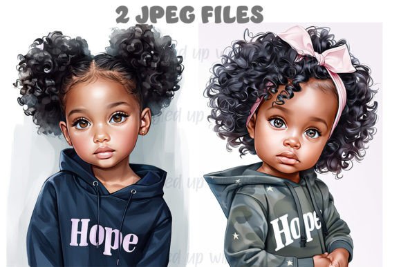 Download African American Girls Clipart Set 10 - Girls Collection