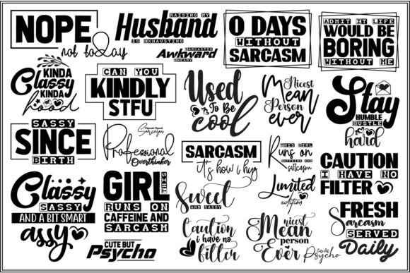 Download Sarcastic SVG Bundle, Funny SVG - Sarcastic svg bundle Collection