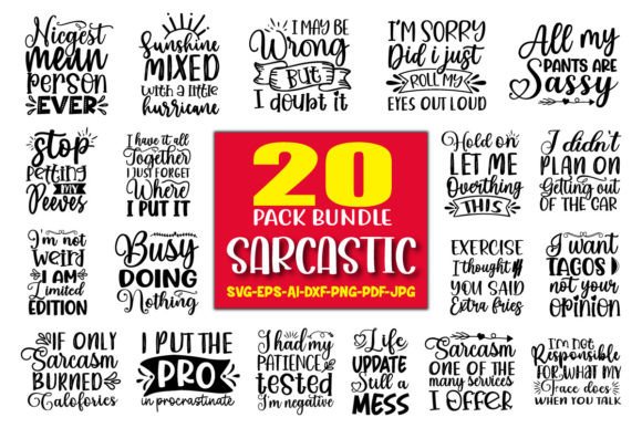Download Sarcastic SVG Bundle, Funny Svg - Sarcastic svg bundle Collection