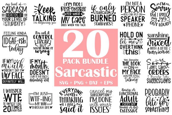 Download Sarcastic SVG Bundle, Funny Quotes SVG - Sarcastic svg bundle Collection